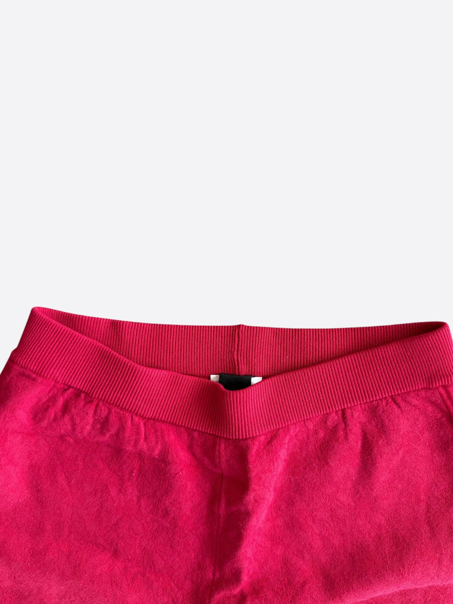 Chrome Hearts Red & White Embroidered Logo Women's Shorts