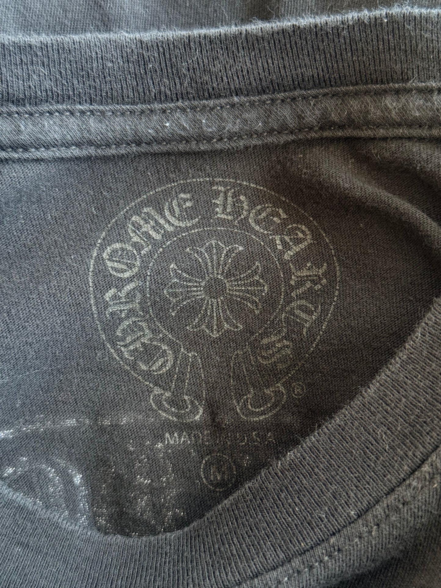 Chrome Hearts Black Multicolor Cross Logo T-Shirt