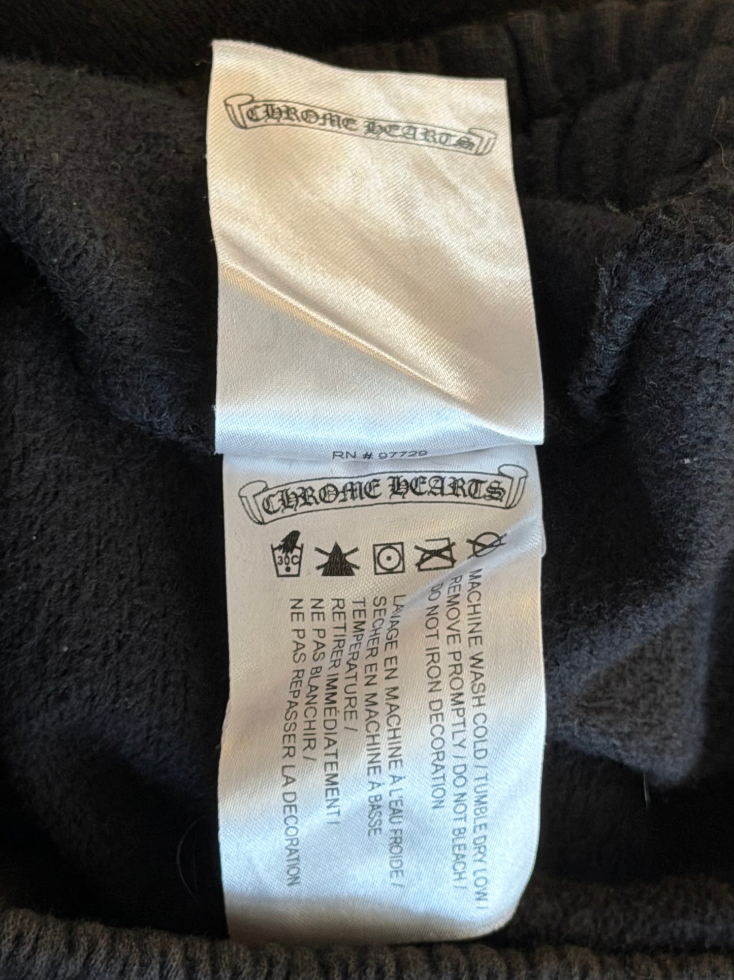 Chrome Hearts Black & White Logo Sweatpants