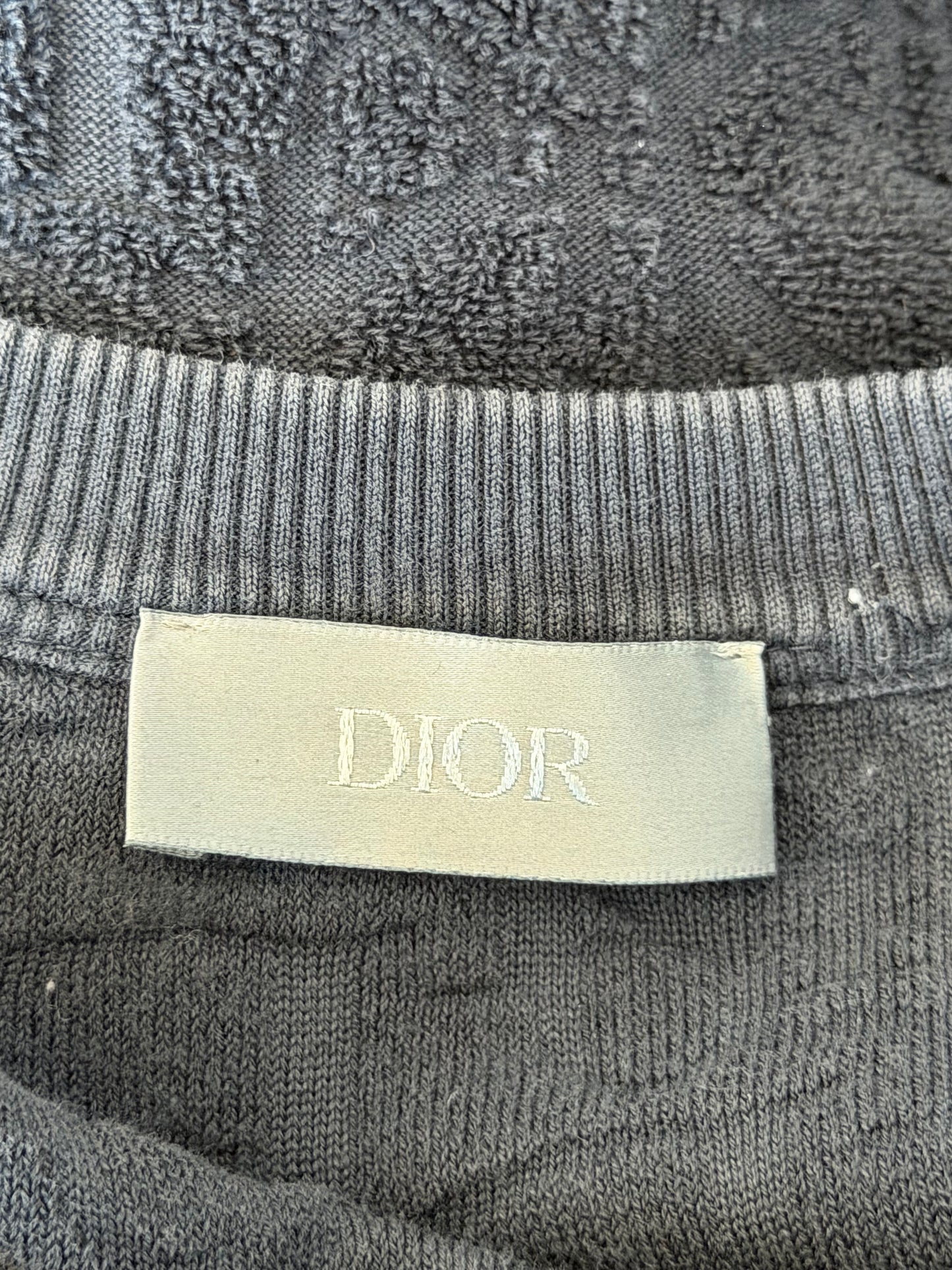 Dior Navy Oblique Towel T-Shirt