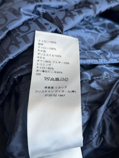 Dior Navy Oblique Puffer Vest