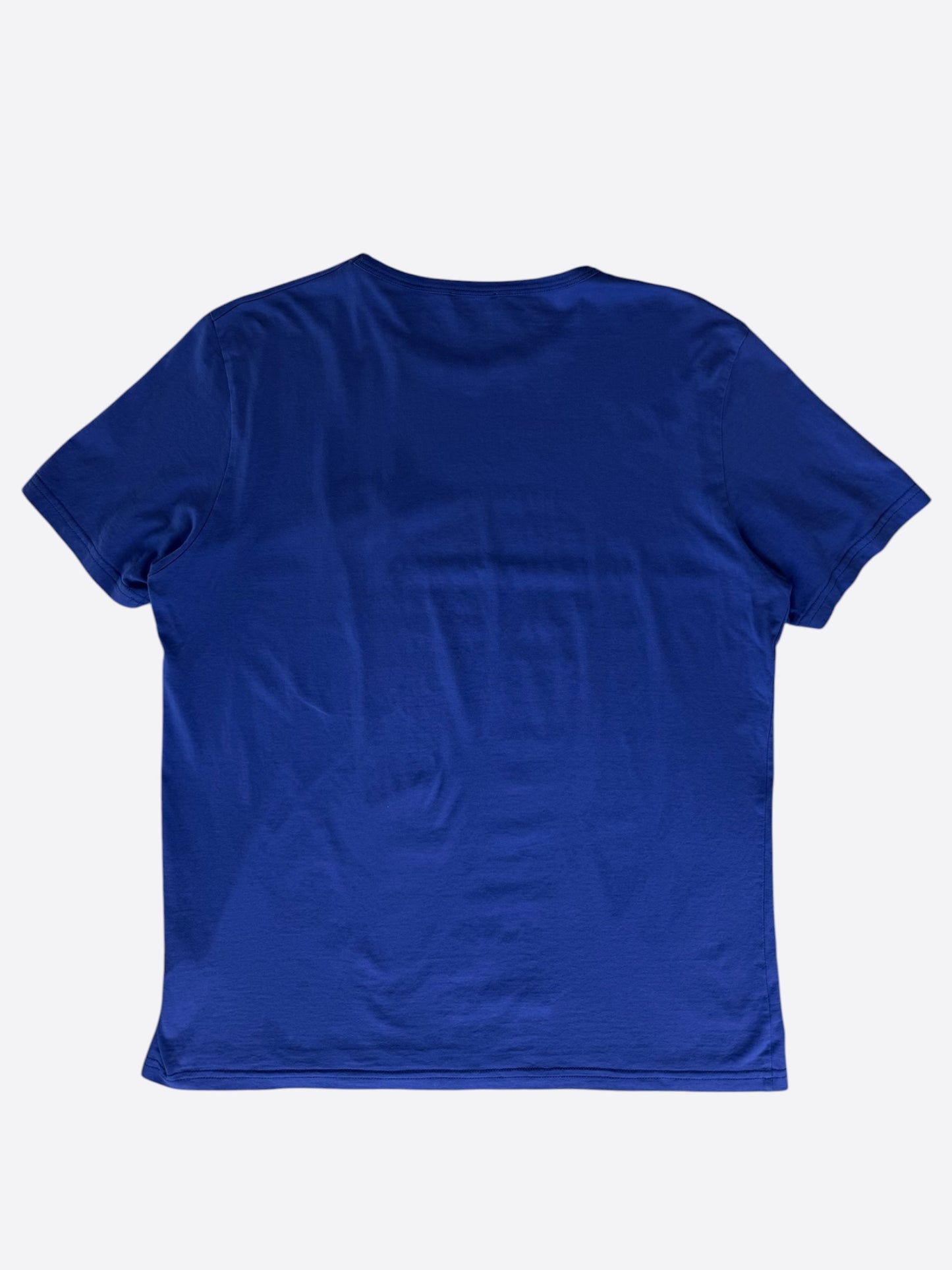 Dior Blue CD Icon Embroidered Logo T-Shirt