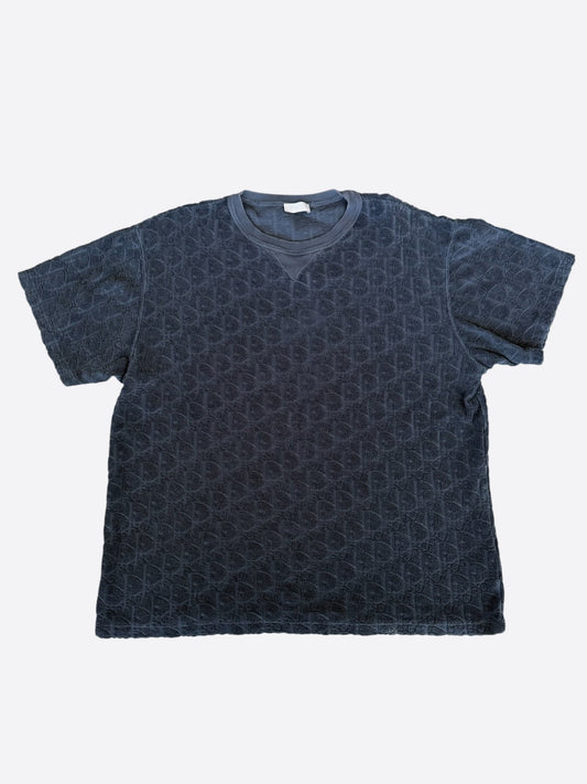 Dior Navy Oblique Towel T-Shirt