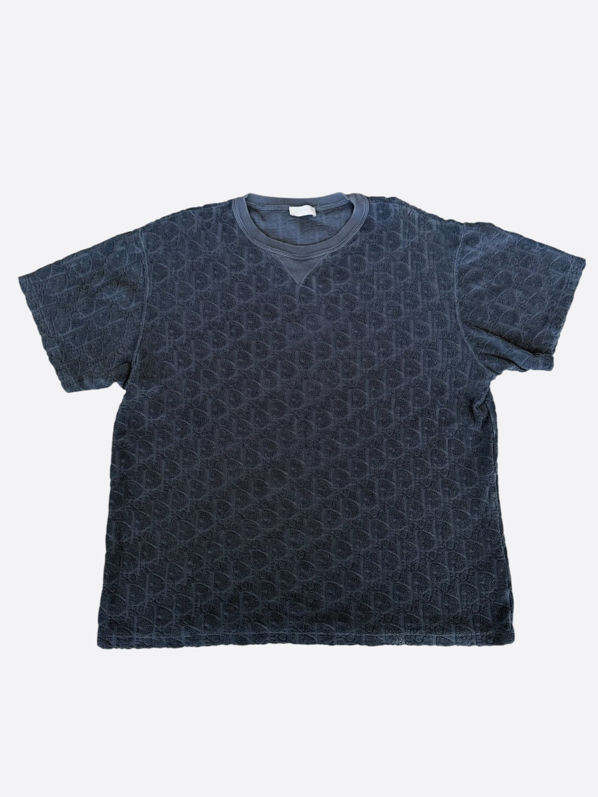 Dior Navy Oblique Towel T-Shirt