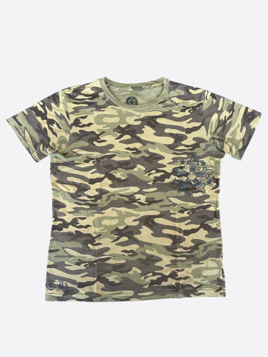 Chrome Hearts Camouflage & Black Star Logo T-Shirt
