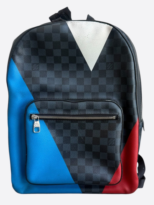 Louis Vuitton Cobalt Damier Americas Cup Josh Backpack