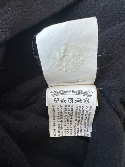 Chrome Hearts Black & White Foti Graphic Zip Up Hoodie