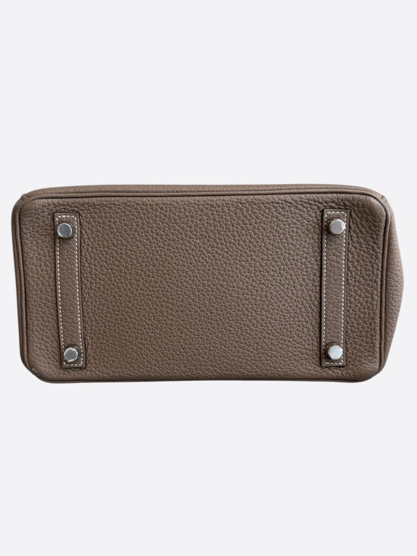 Hermes Etoupe Togo & Palladium Hardware Birkin 25