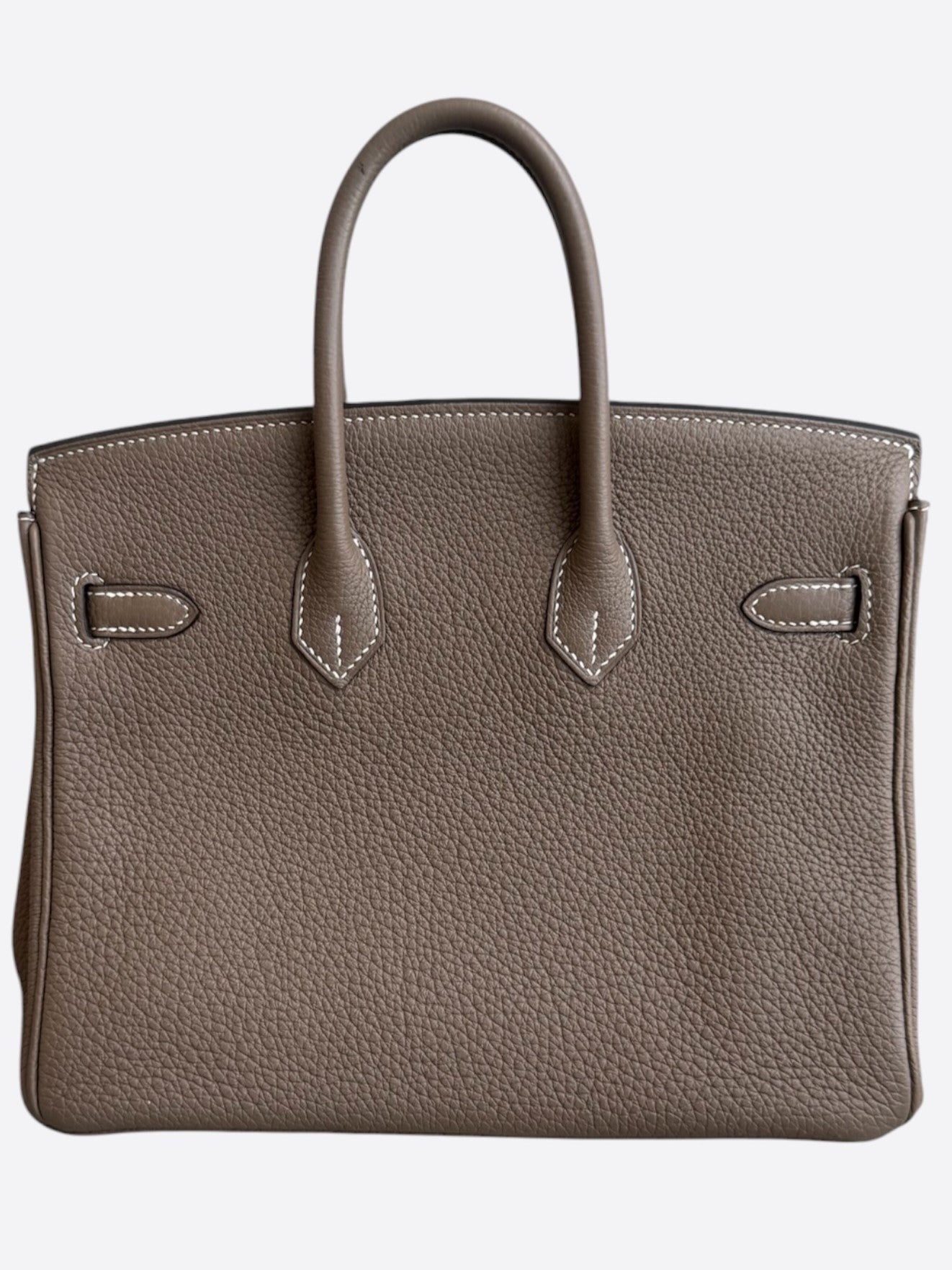 Hermes Etoupe Togo & Palladium Hardware Birkin 25