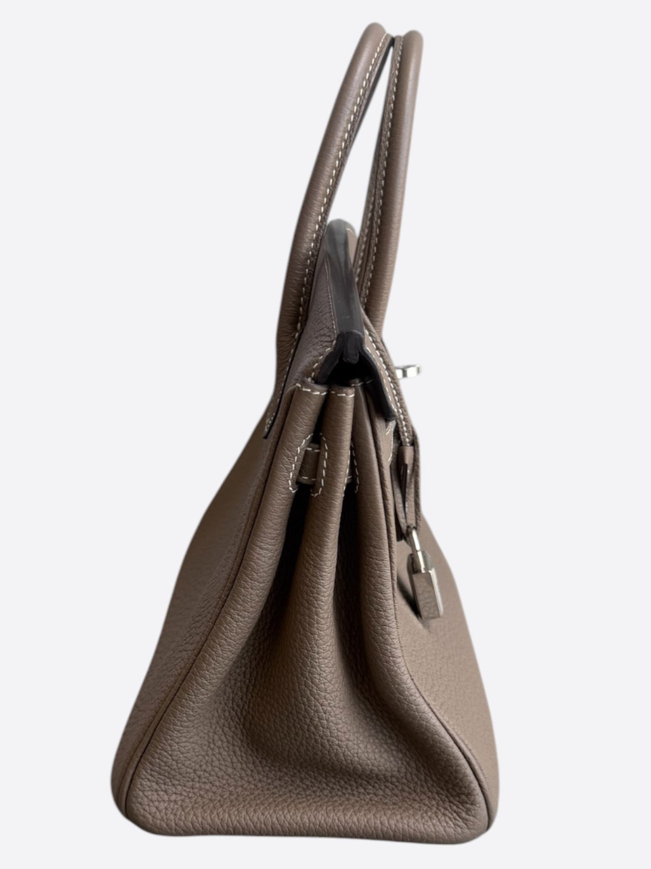 Hermes Etoupe Togo & Palladium Hardware Birkin 25