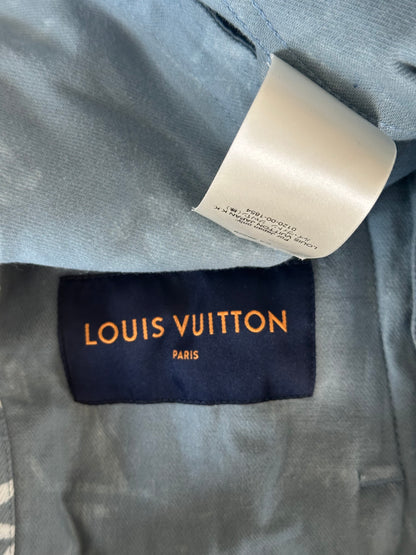 Louis Vuitton Blue & White LV Leaf Denim Jacket