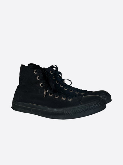 Chrome Hearts Black Star Patch High Top Converse