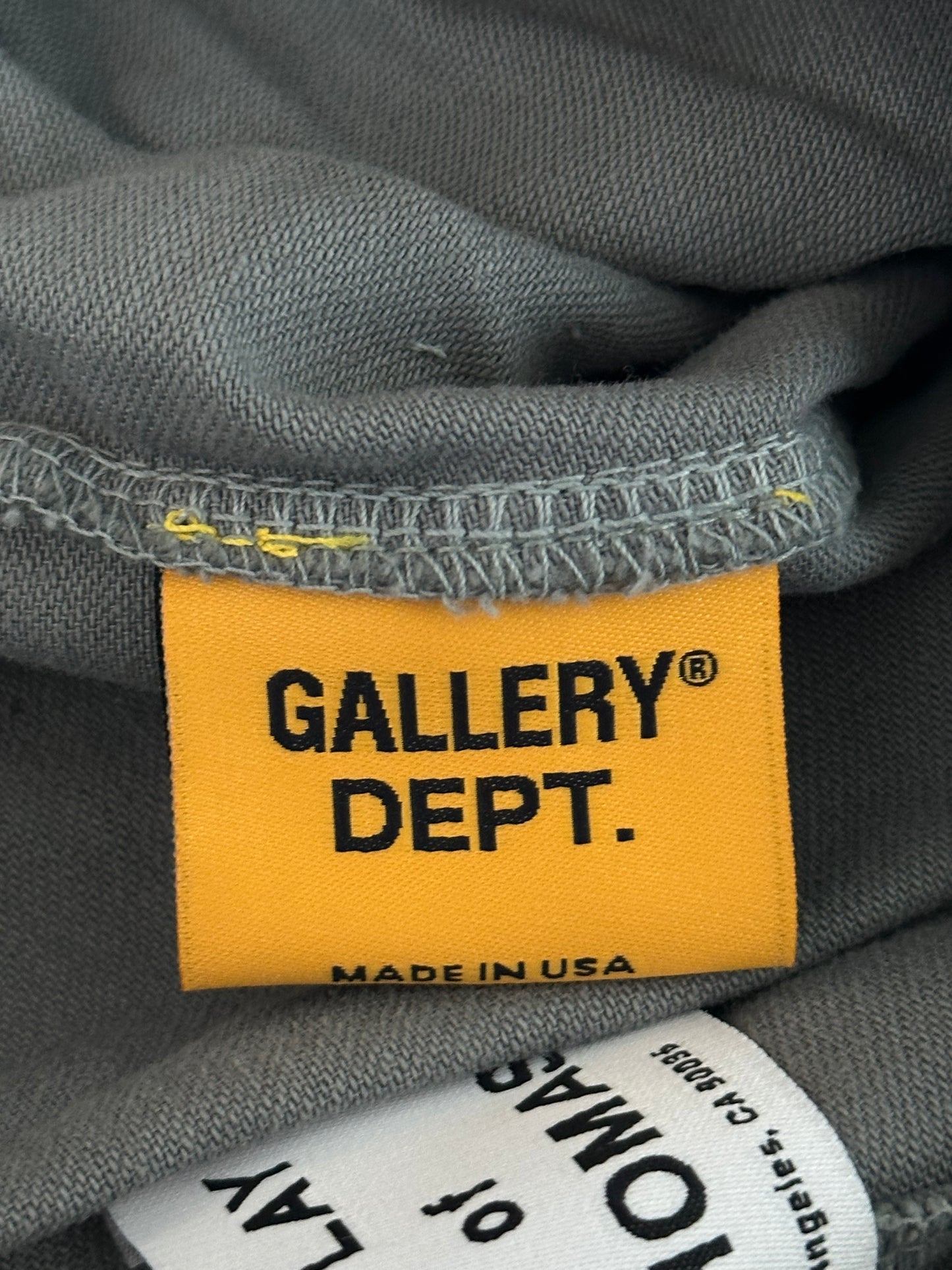 Gallery Dept Grey & White Logo Zuma Shorts