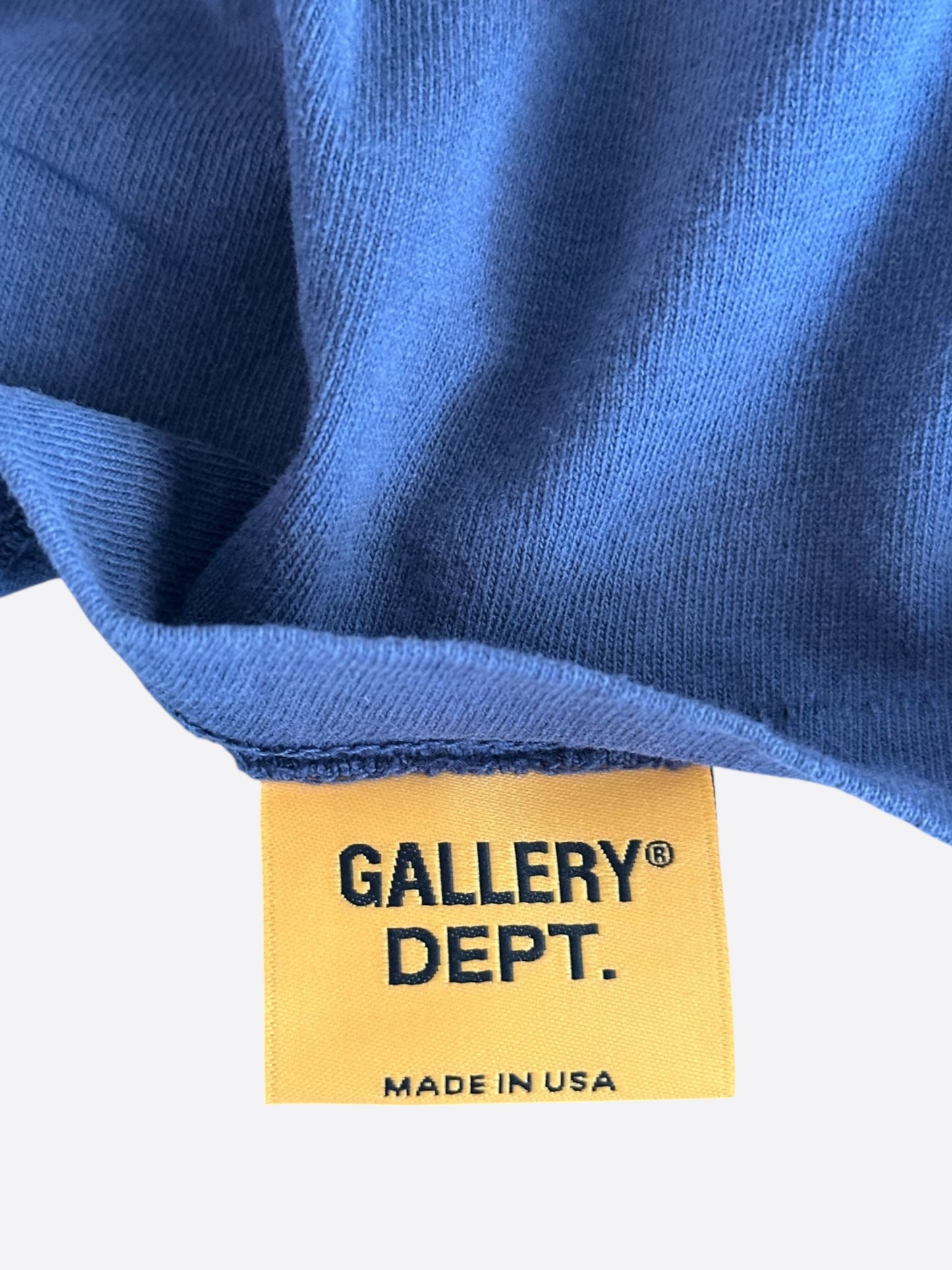 Gallery Dept Navy & White Logo Longsleeve T-Shirt