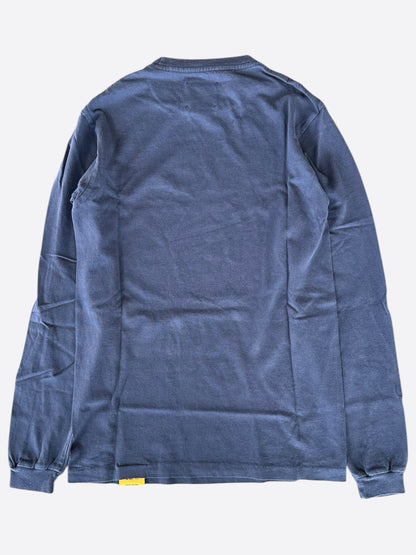 Gallery Dept Navy & White Logo Longsleeve T-Shirt