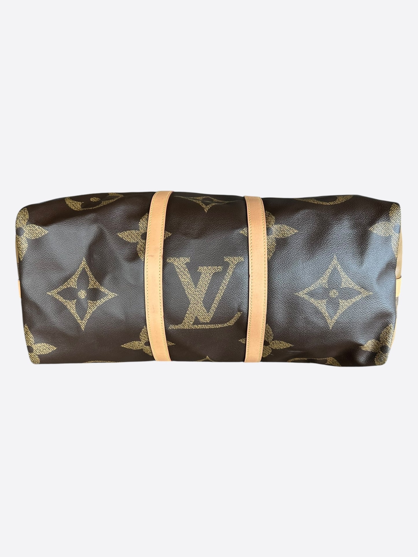 Louis Vuitton Brown Giant Reverse Monogram Keepall 50