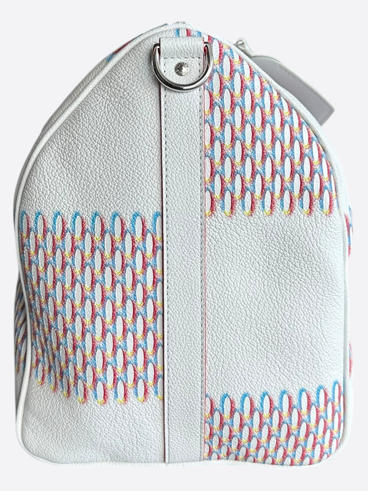 Louis Vuitton White Damier Spray Keepall 50