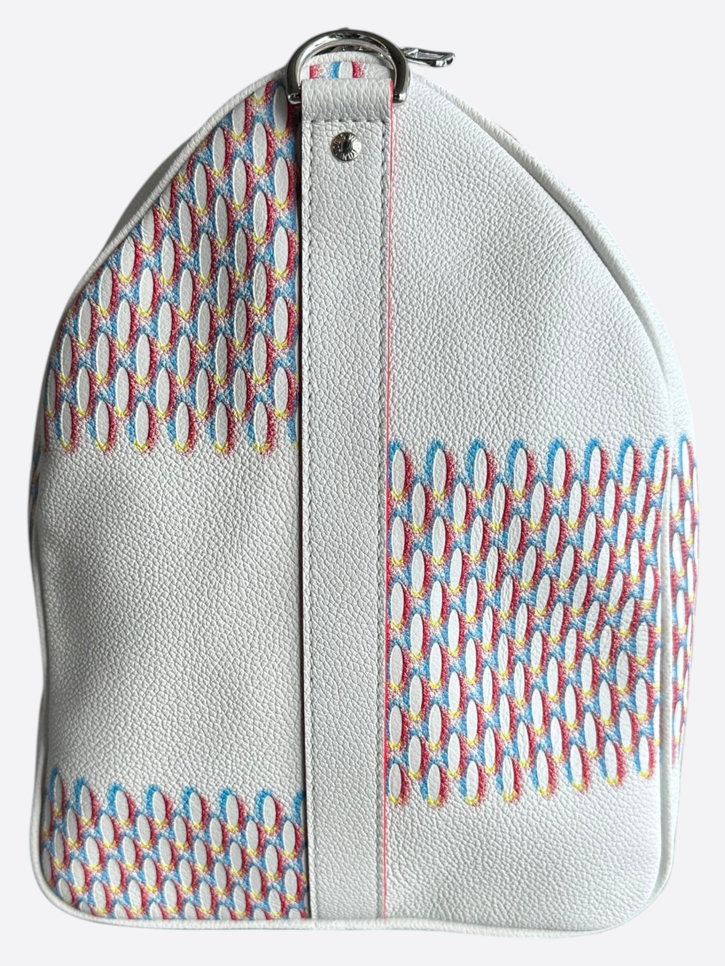 Louis Vuitton White Damier Spray Keepall 50