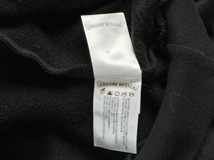 Chrome Hearts Black & White Script Logo Hoodie