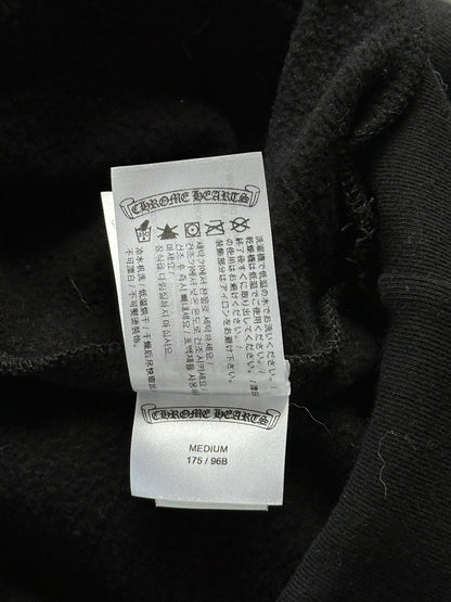 Chrome Hearts Black & White Script Logo Hoodie