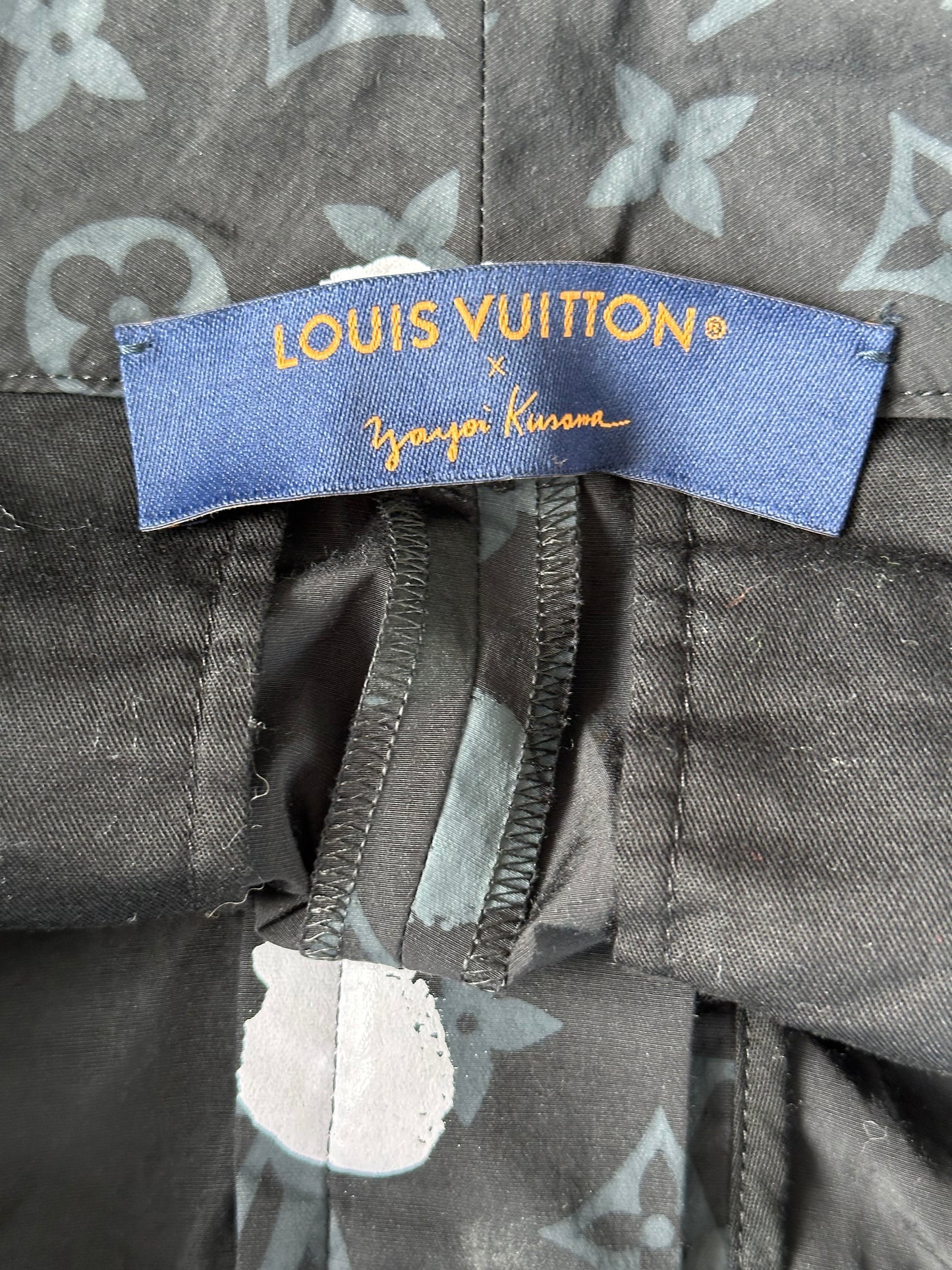 Louis Vuitton Yayoi Kusama Black Polka Dot Cargo Pants