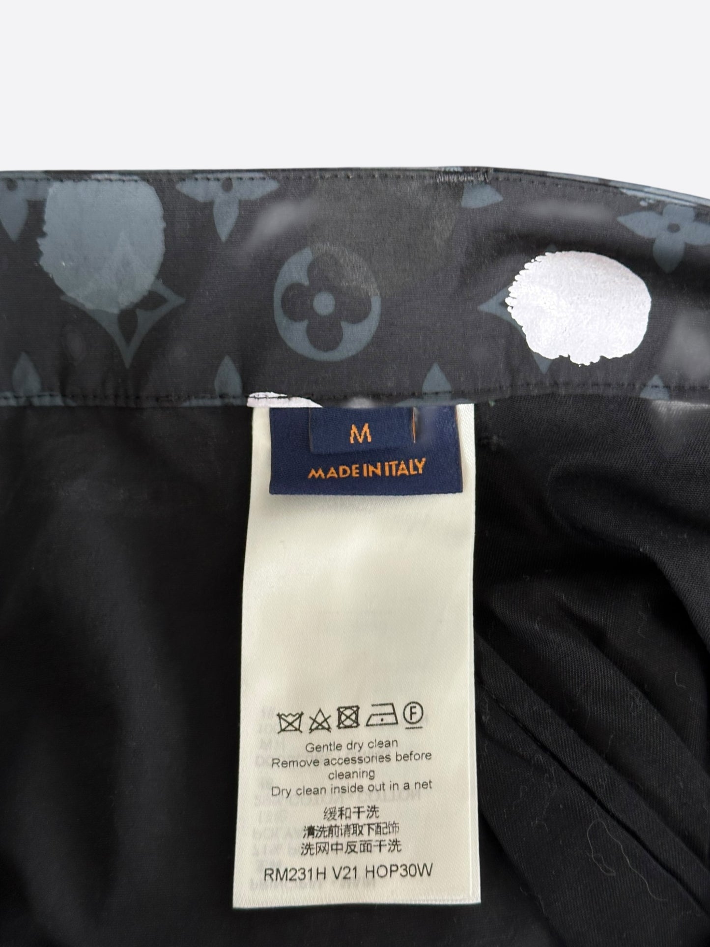 Louis Vuitton Yayoi Kusama Black Polka Dot Cargo Pants