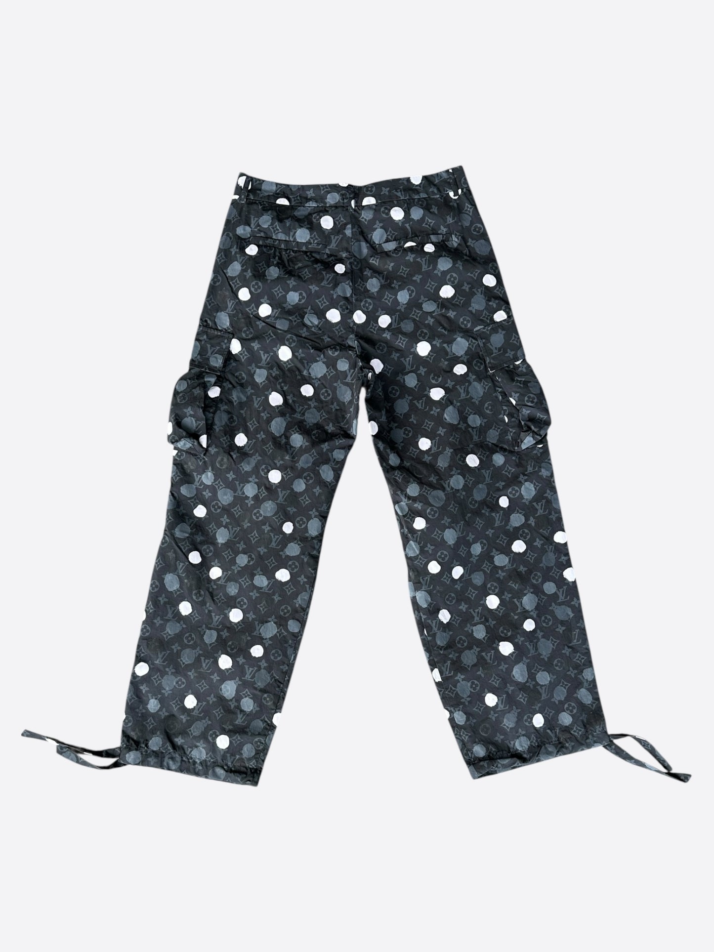 Louis Vuitton Yayoi Kusama Black Polka Dot Cargo Pants