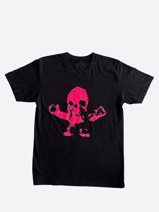 Chrome Hearts Black & Pink Foti Graphic T-Shirt