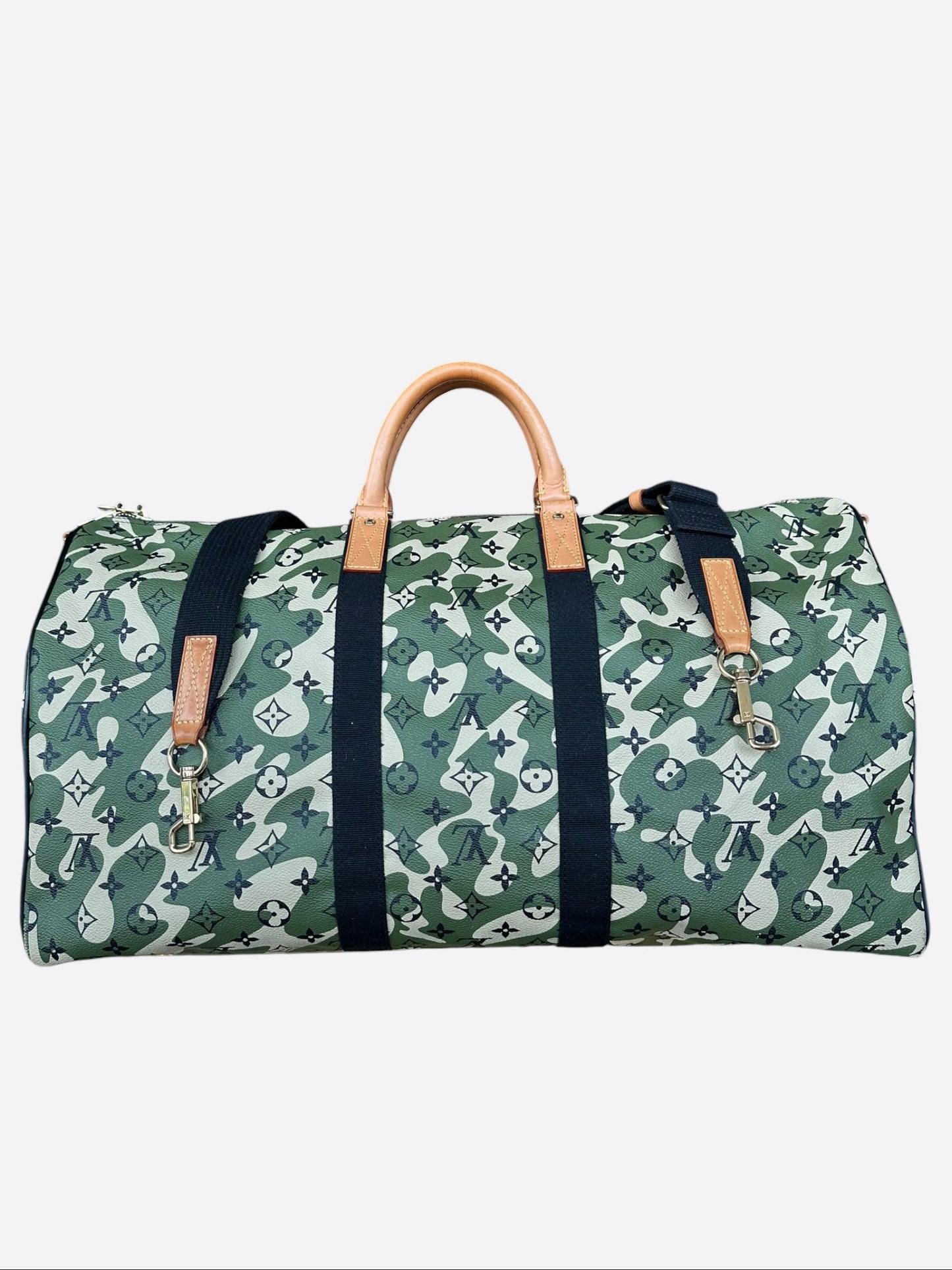 Louis Vuitton Takashi Murakami Camouflage Monogram Keepall 55
