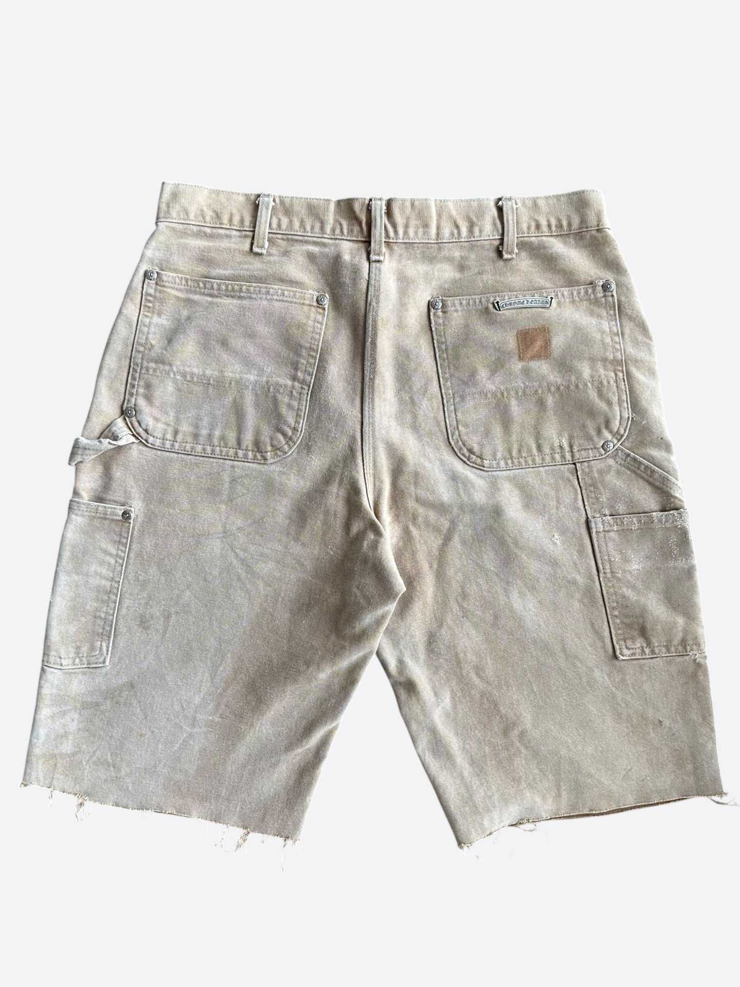 Chrome Hearts Carhartt Tan Carpenter Shorts