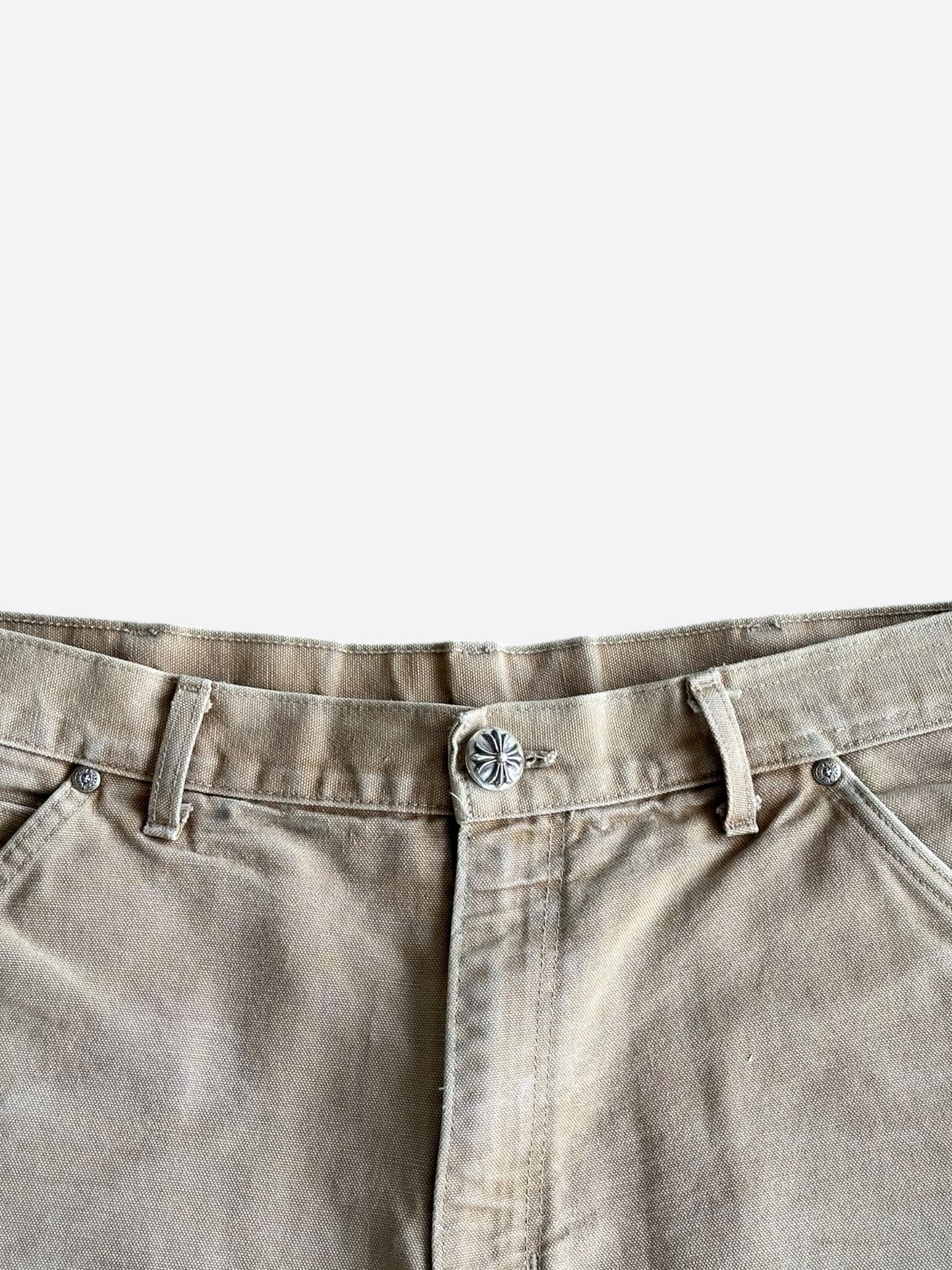 Chrome Hearts Carhartt Tan Carpenter Shorts