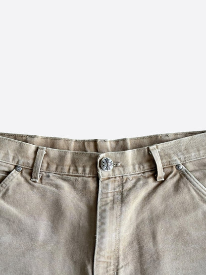Chrome Hearts Carhartt Tan Carpenter Shorts