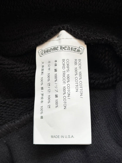 Chrome Hearts Black CH Logo Embroidered Sweatpants