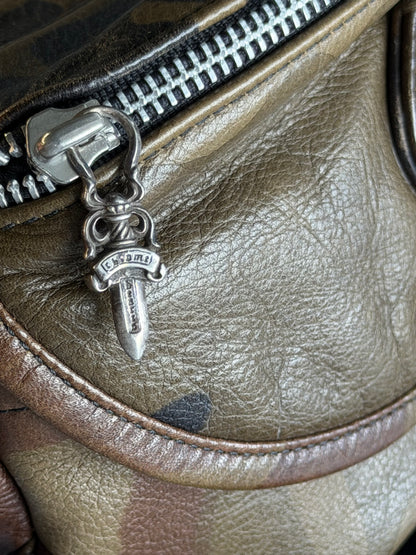 Chrome Hearts Green Camouflage Leather Snat Pack