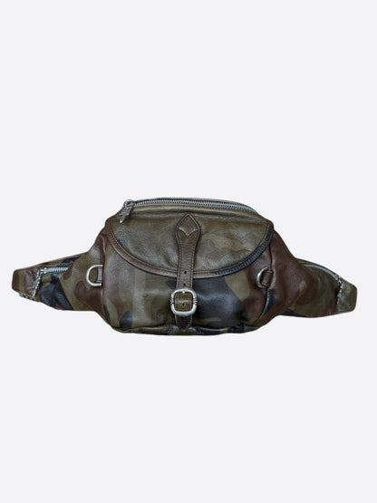 Chrome Hearts Green Camouflage Leather Snat Pack
