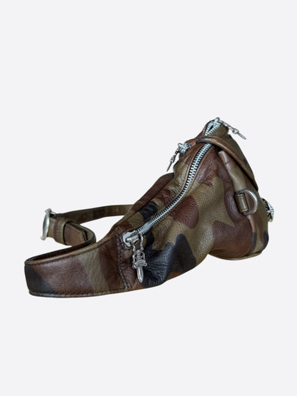 Chrome Hearts Green Camouflage Leather Snat Pack
