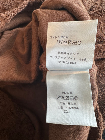 Dior Brown Oblique Towel T-Shirt