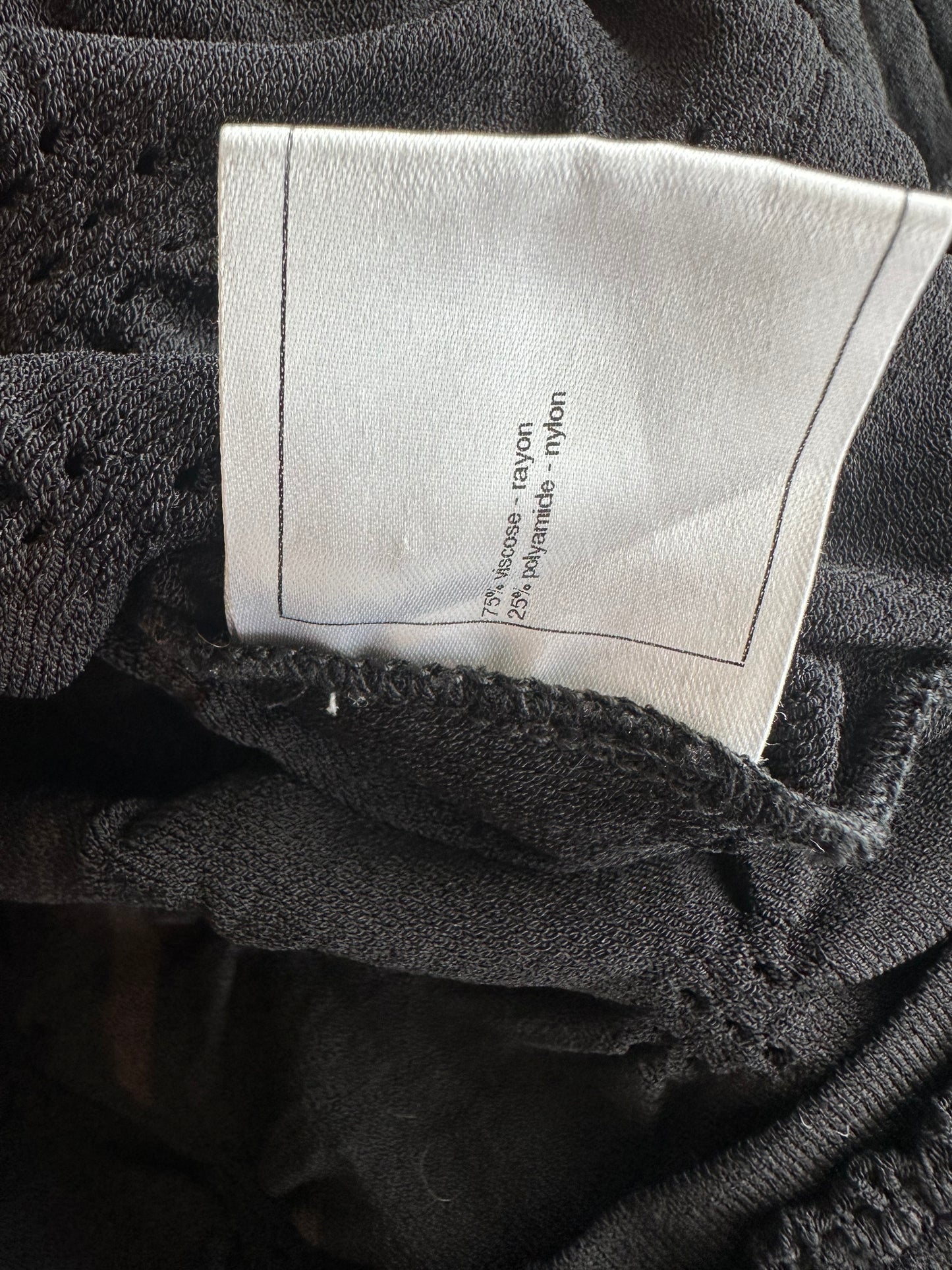 Chanel Black Quilted Button Up Women's Cardigan