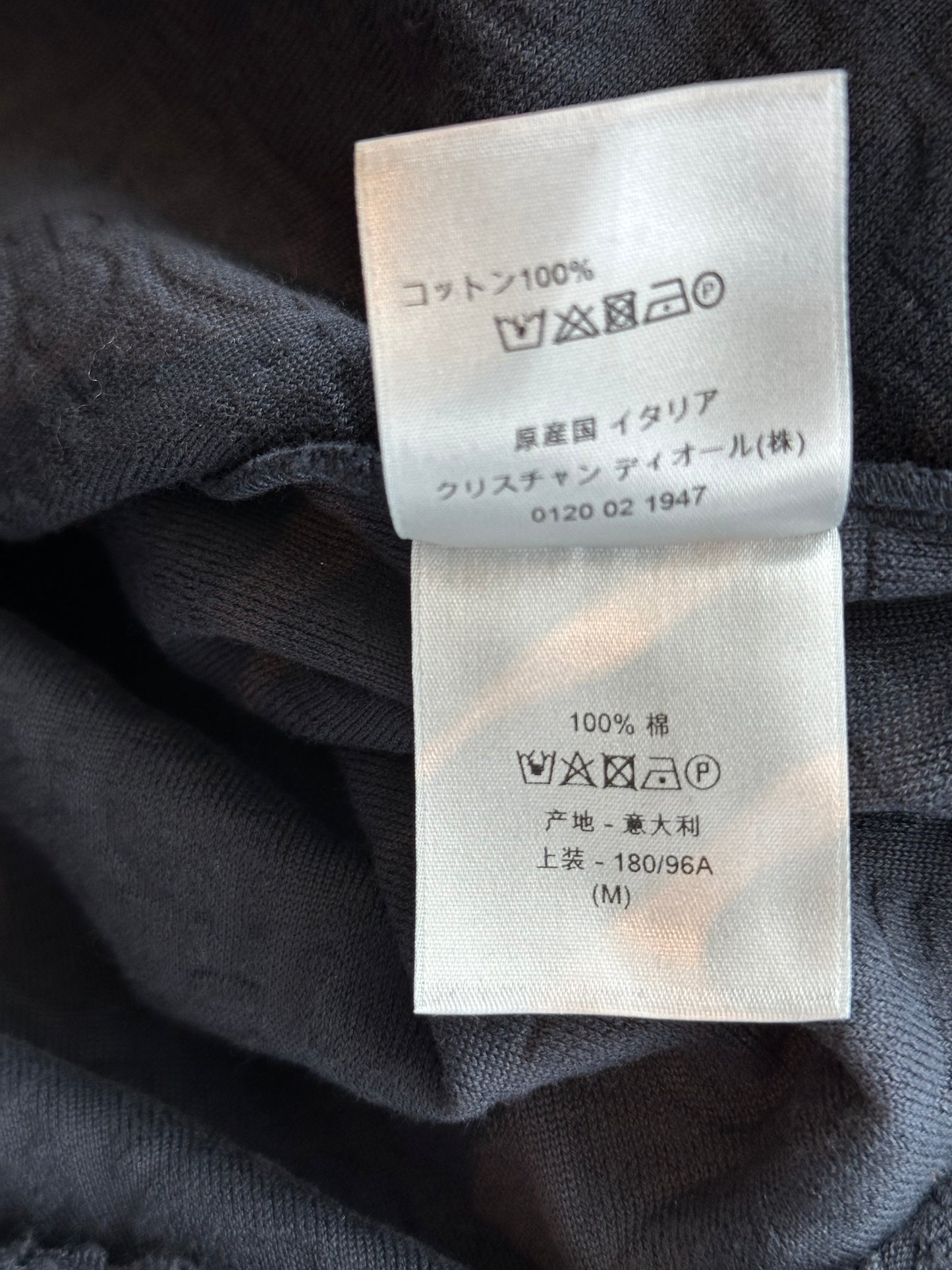 Dior Navy Oblique Towel T-Shirt
