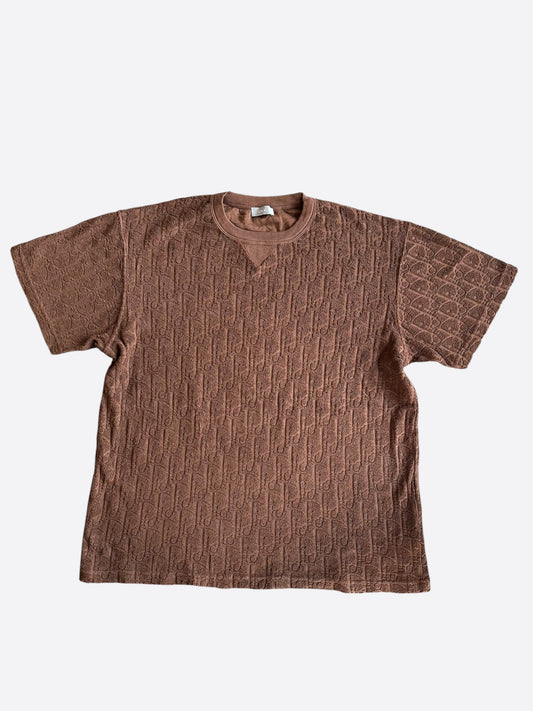 Dior Brown Oblique Towel T-Shirt