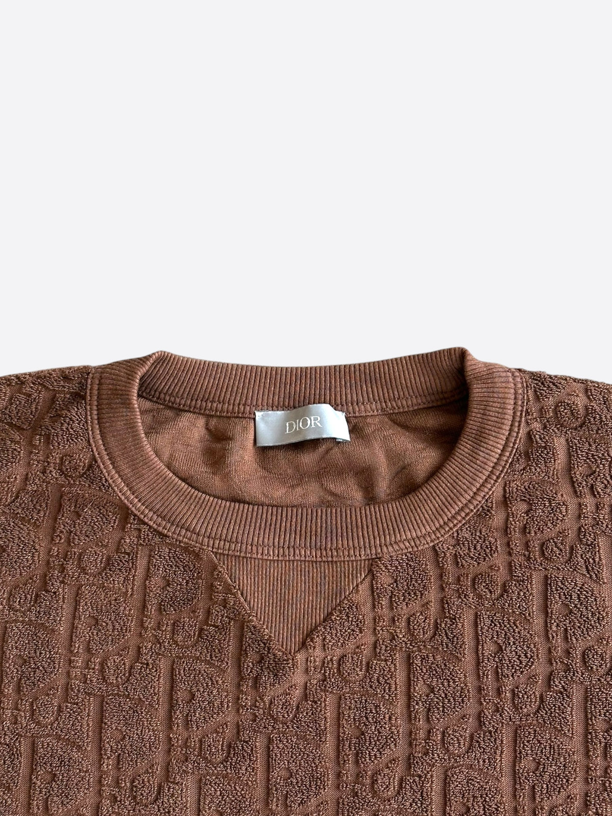 Dior Brown Oblique Towel T-Shirt