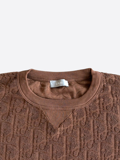 Dior Brown Oblique Towel T-Shirt