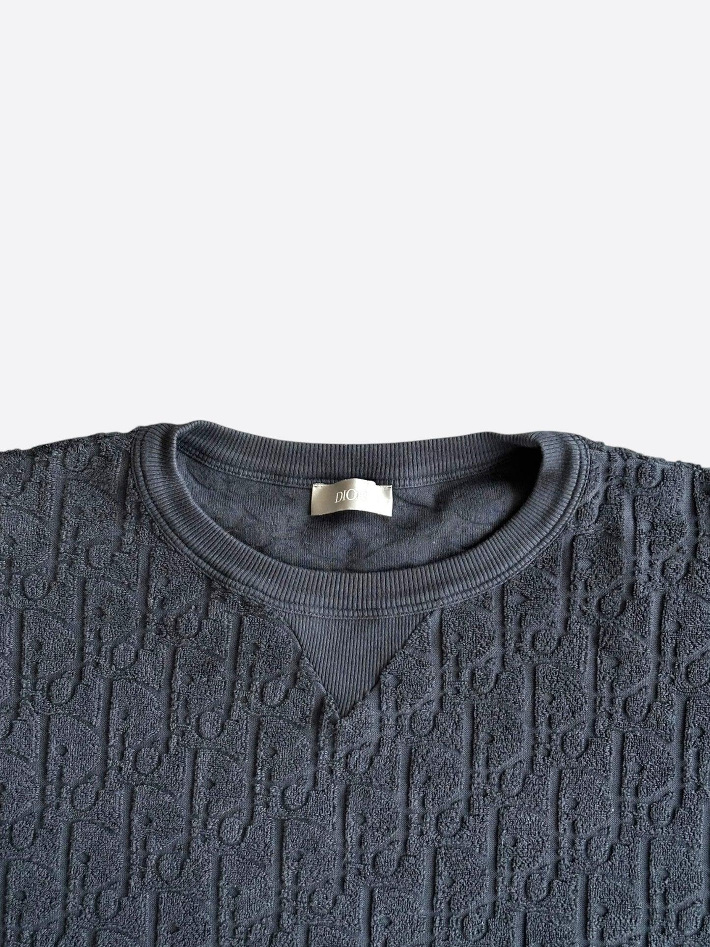 Dior Navy Oblique Towel T-Shirt