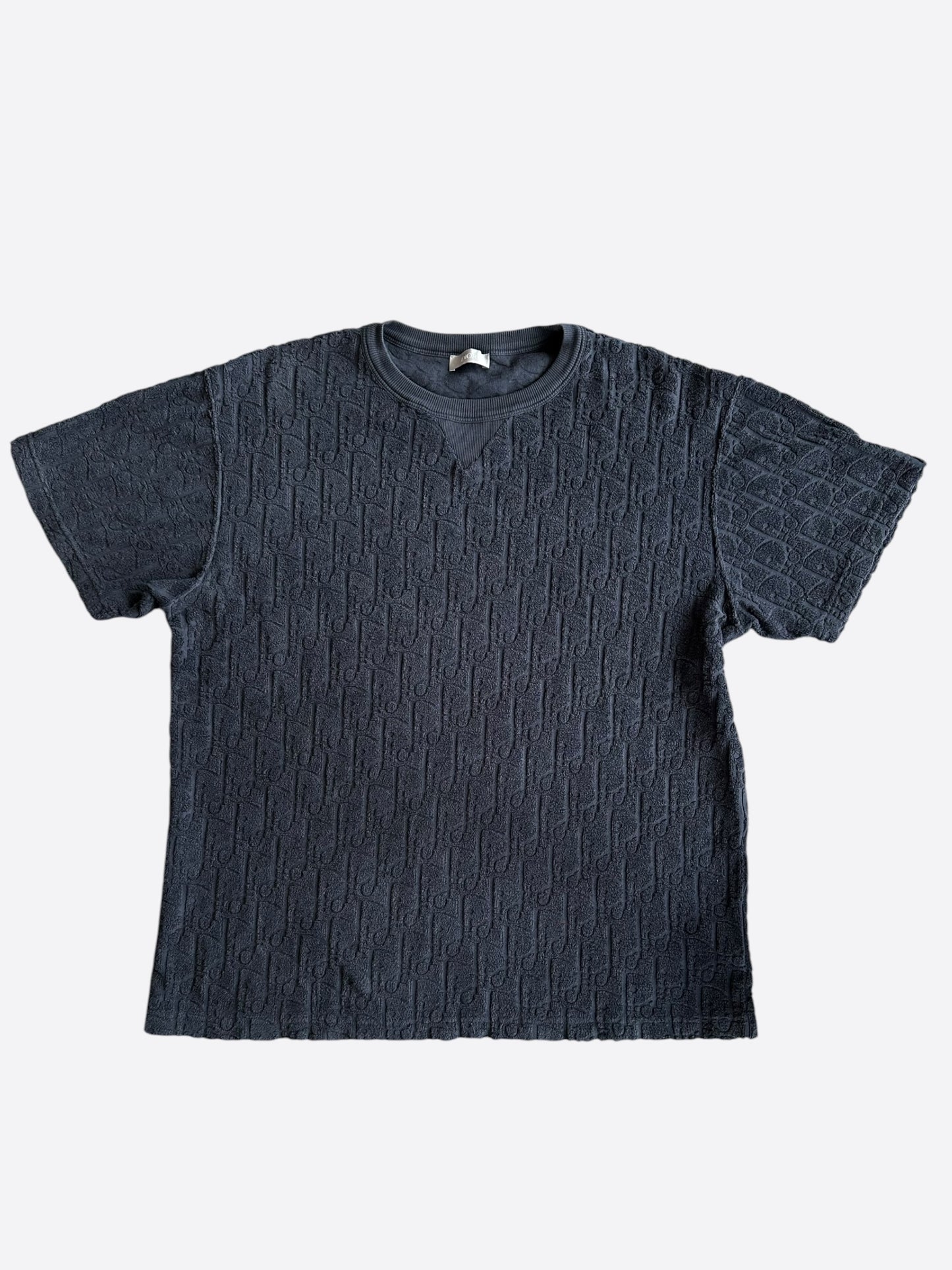 Dior Navy Oblique Towel T-Shirt