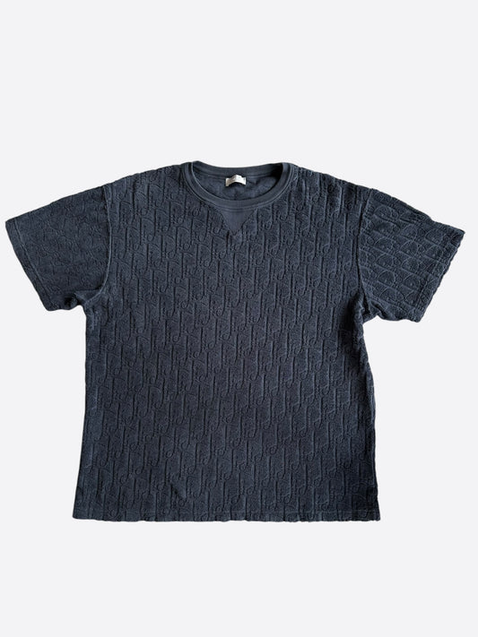 Dior Navy Oblique Towel T-Shirt