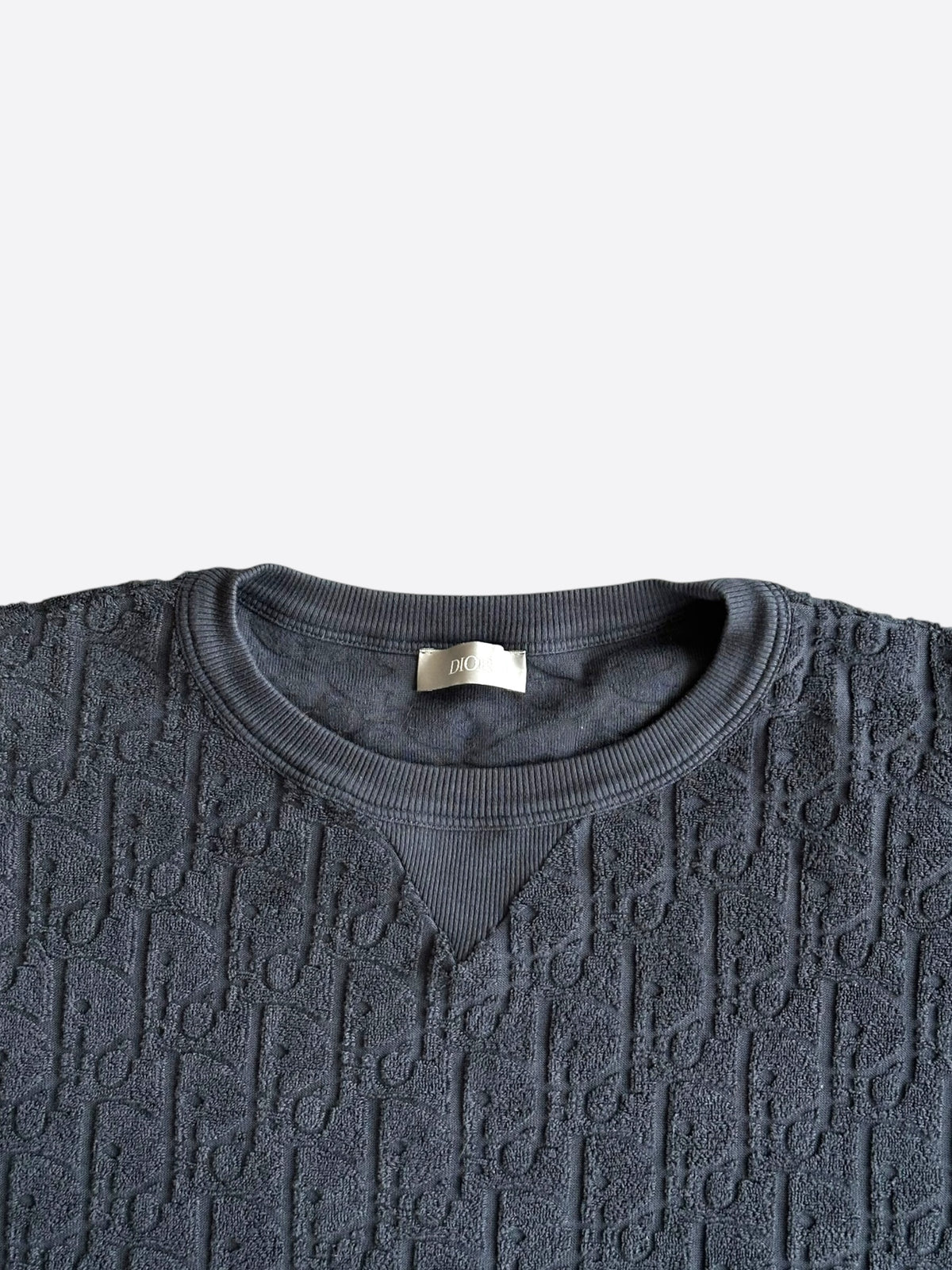Dior Navy Oblique Towel T-Shirt