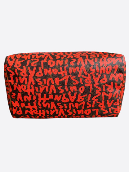 Louis Vuitton Stephen Sprouse Brown & Orange Monogram Speedy 30