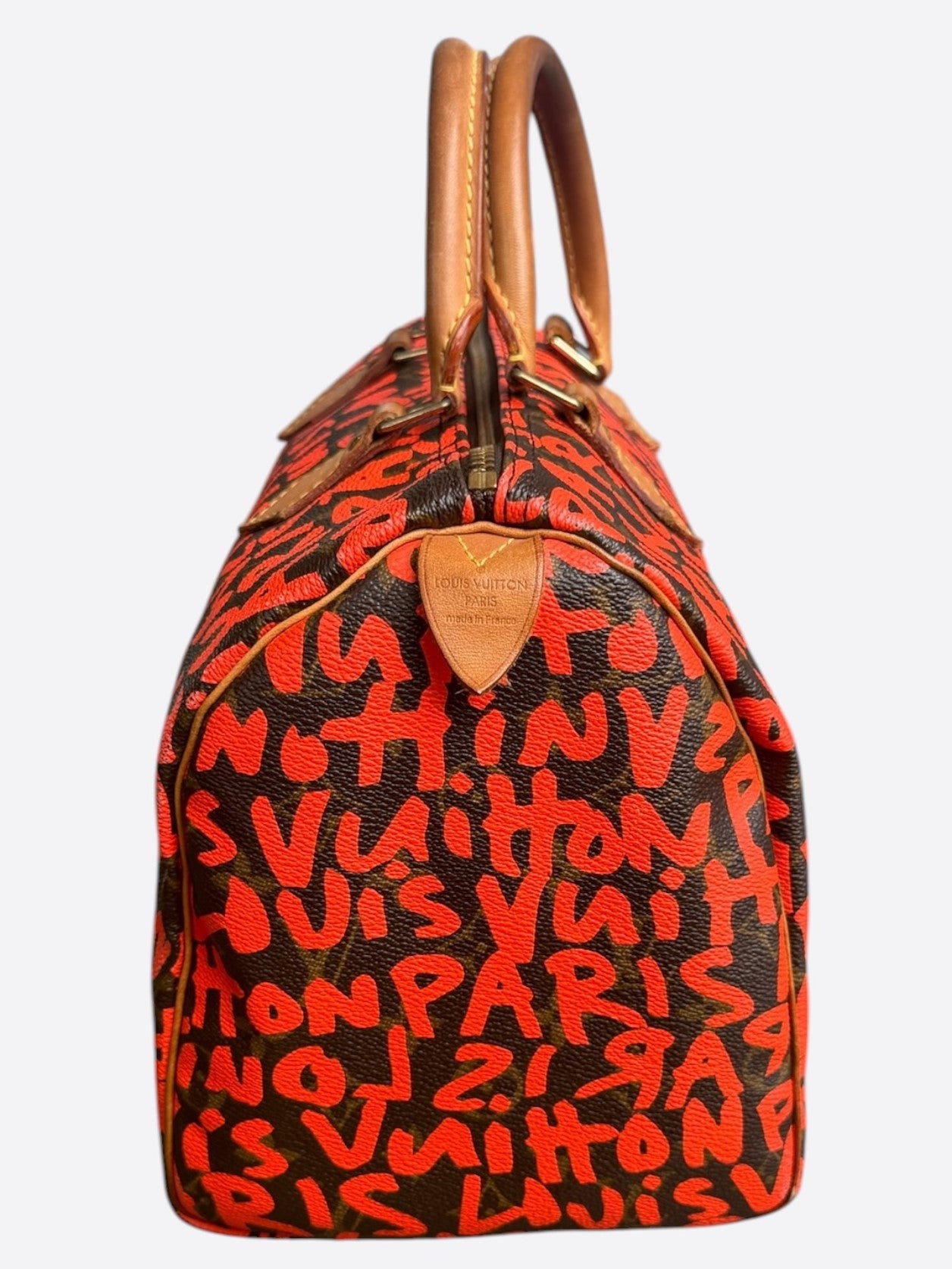 Louis Vuitton Stephen Sprouse Brown & Orange Monogram Speedy 30