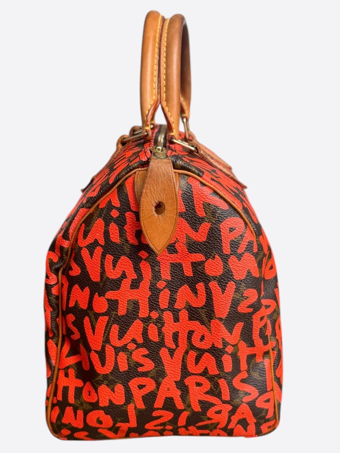 Louis Vuitton Stephen Sprouse Brown & Orange Monogram Speedy 30