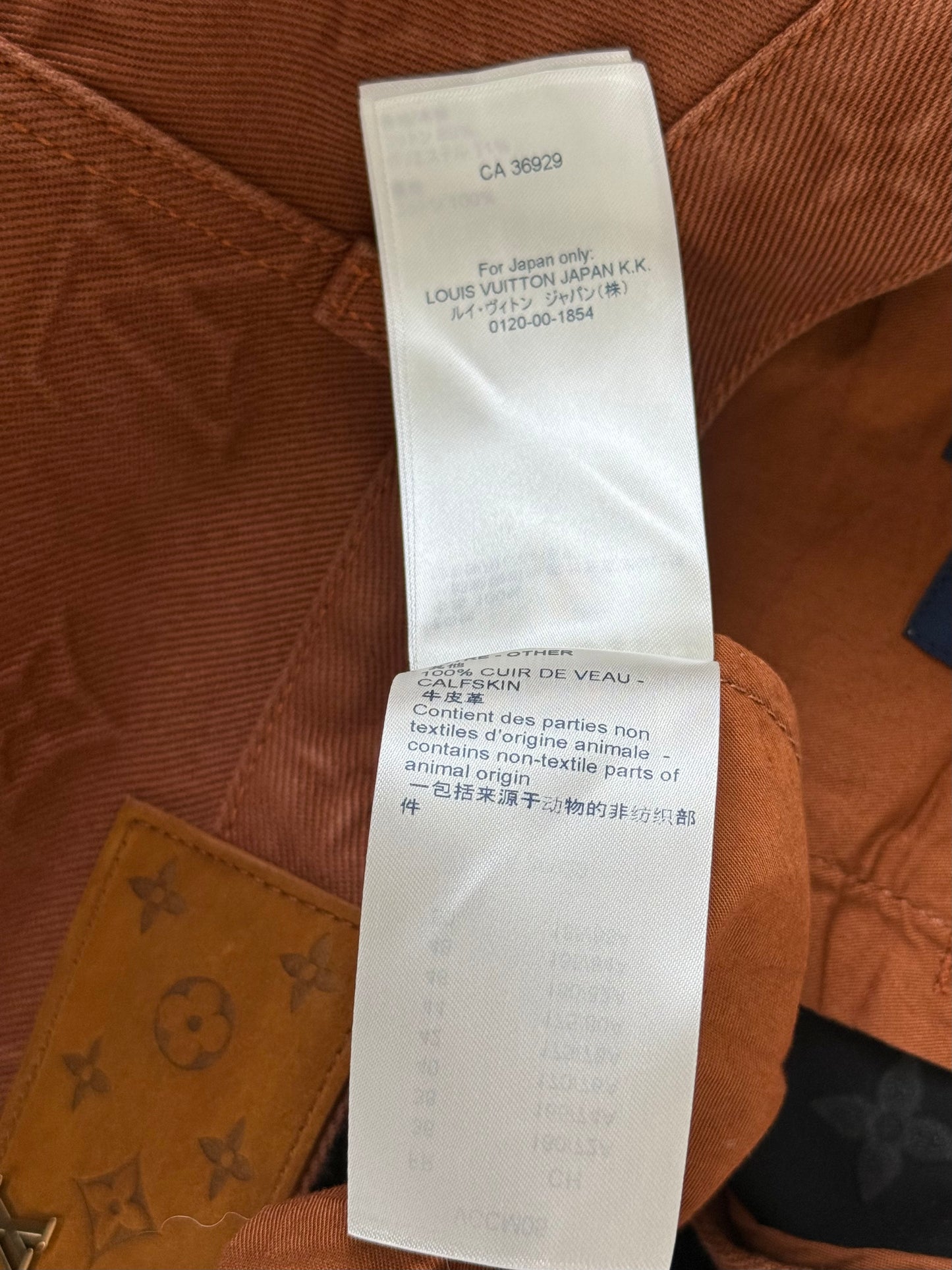 Louis Vuitton Brown Embossed Monogram Carpenter Pants